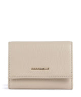 Coccinelle Metallic Soft RFID Portefeuille sandshell