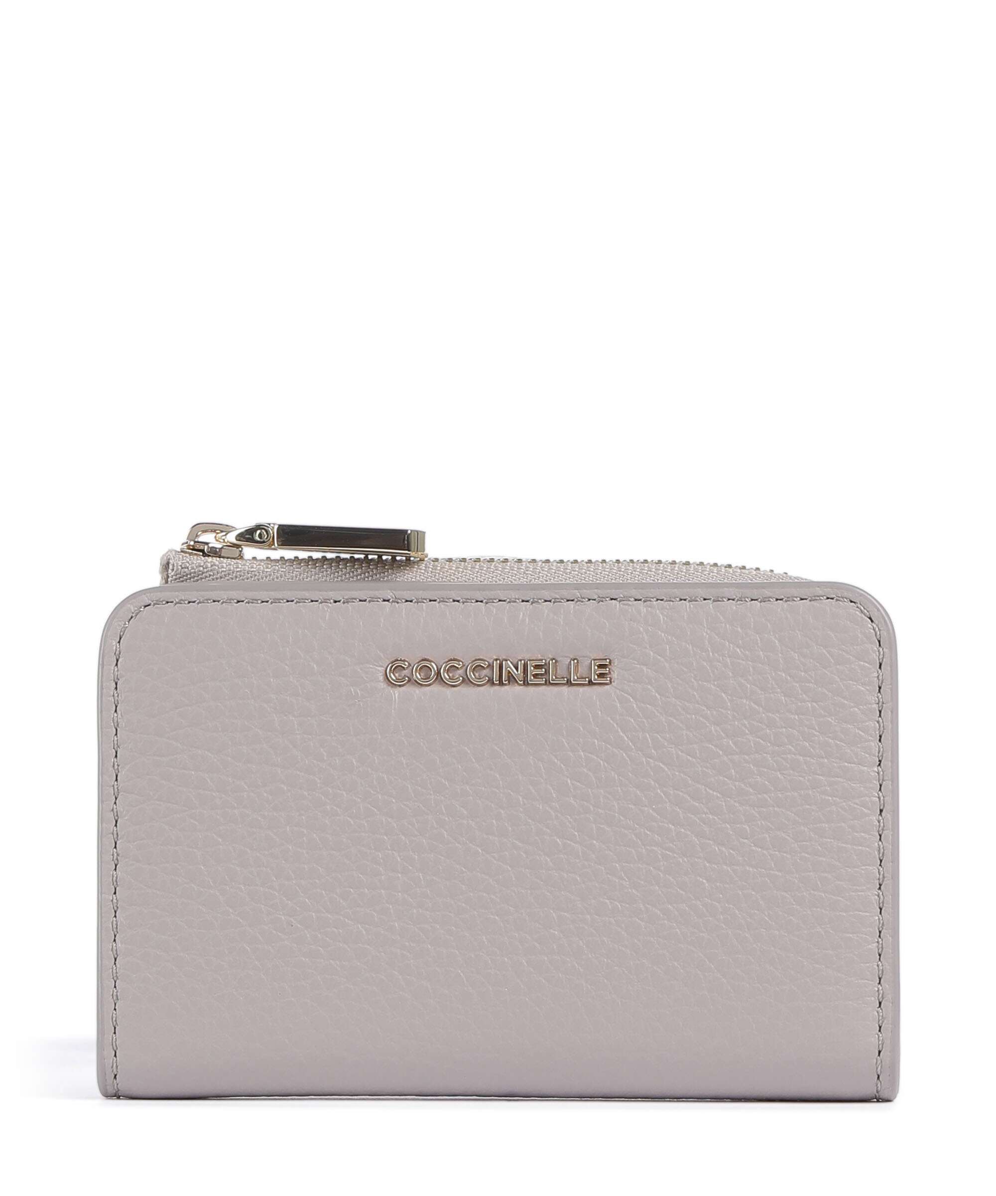 Coccinelle Metallic Soft Wallet oyster