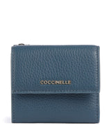 Coccinelle Metallic Soft RFID Portefeuille deep blue