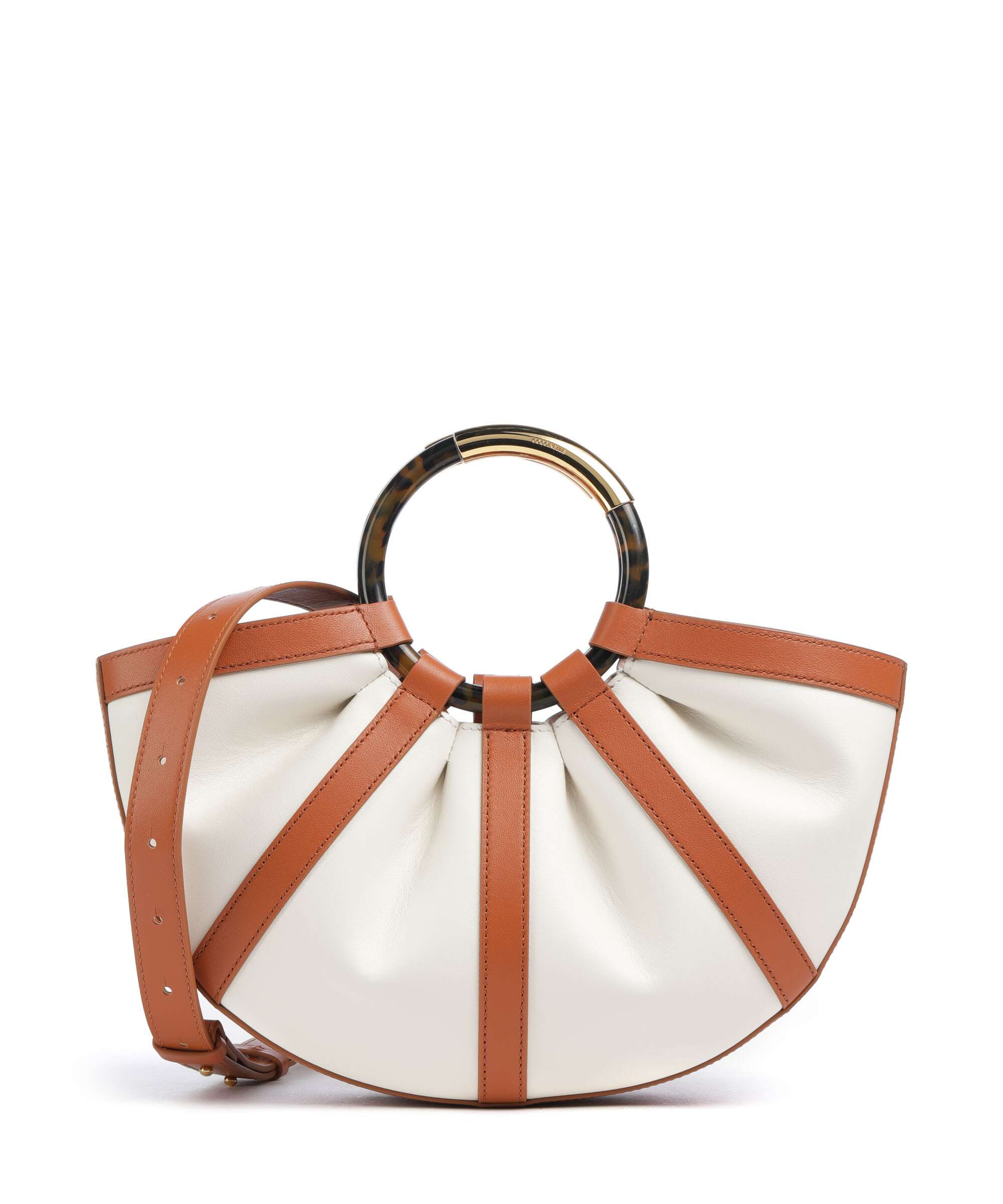 Coccinelle Shell Handbag crab/pearl