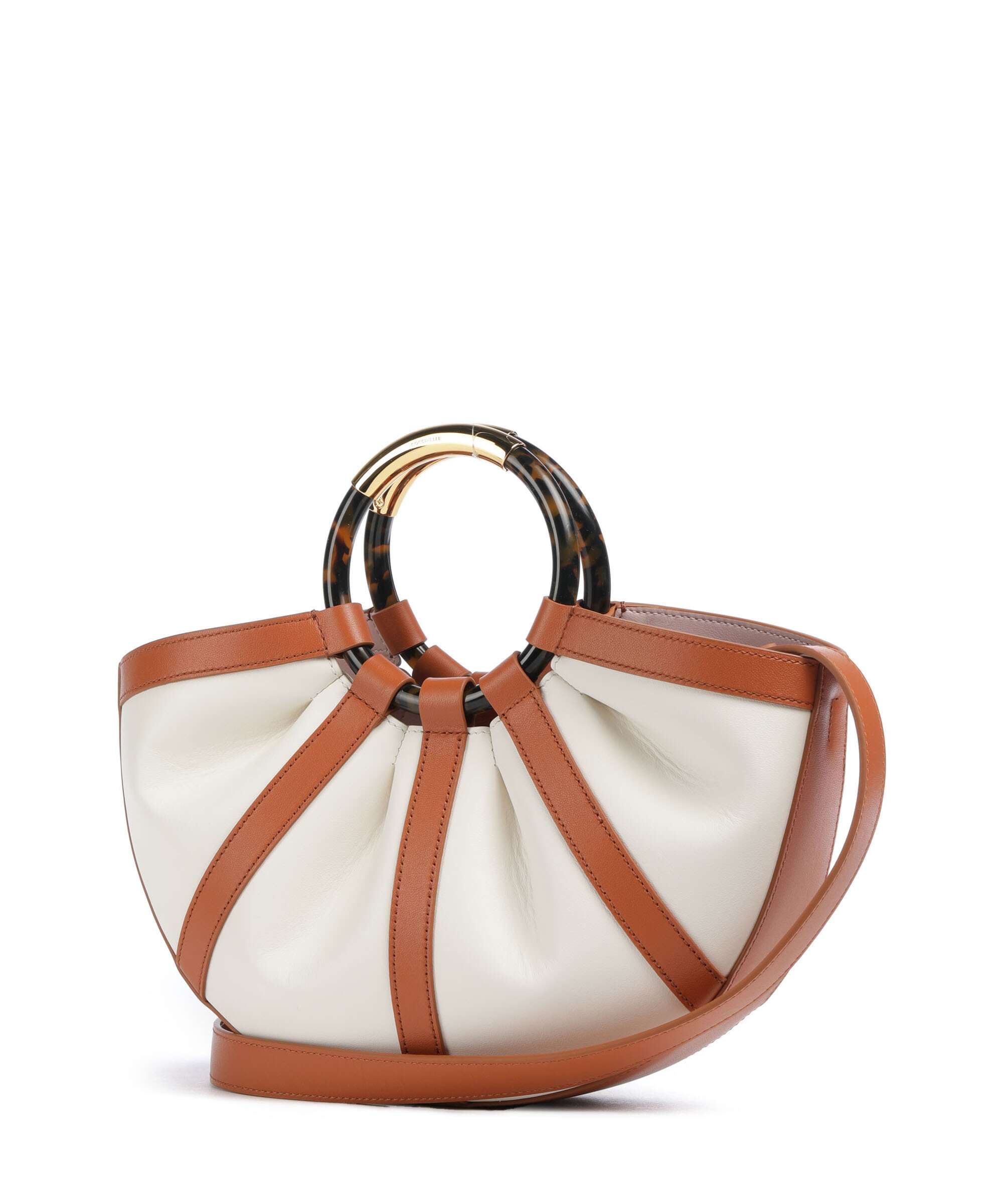 Coccinelle Shell Handbag crab/pearl