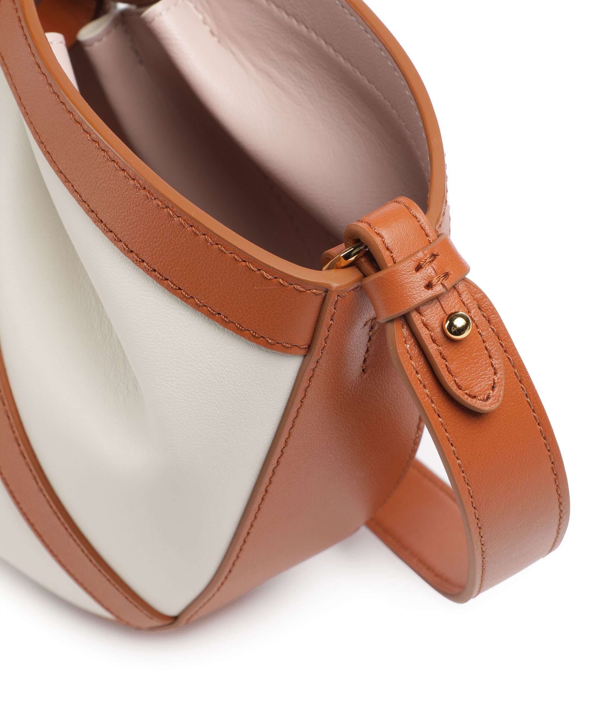 Coccinelle Shell Handbag crab/pearl