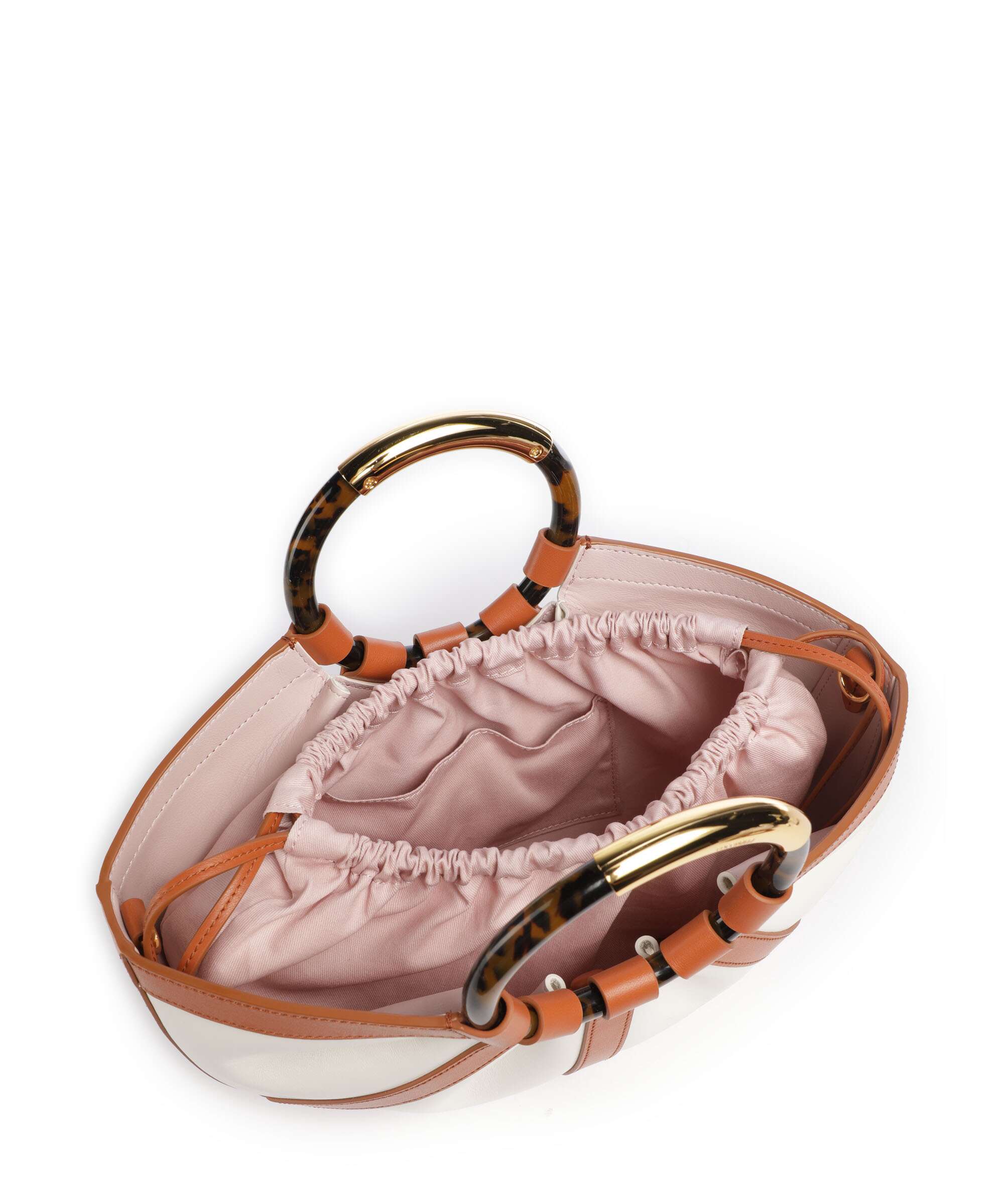 Coccinelle Shell Handbag crab/pearl