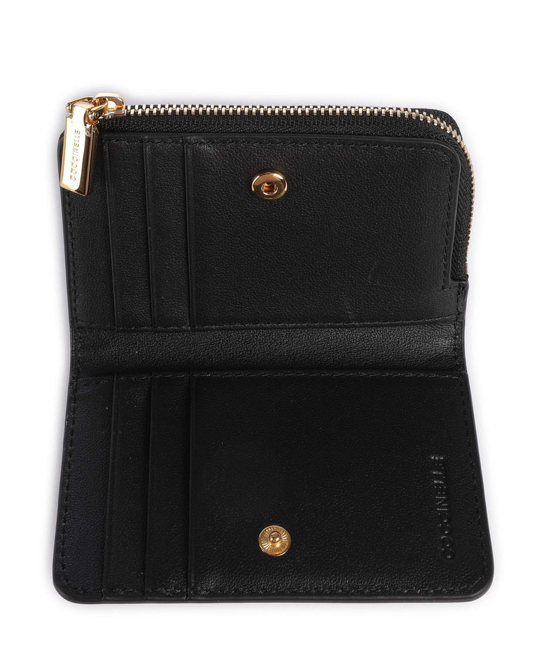 Coccinelle Metallic Shiny Smooth Wallet noir