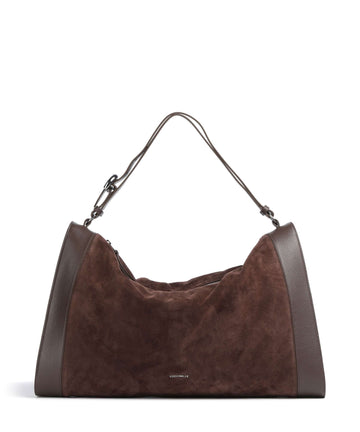 Coccinelle Elinor Suede Sac fourre-tout brunette