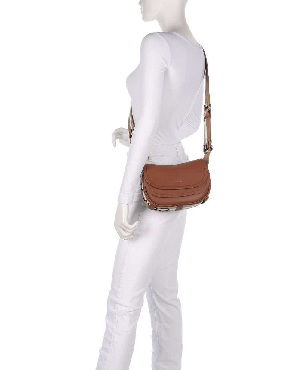 Coccinelle Raquel Crossbody bag cognac/noir