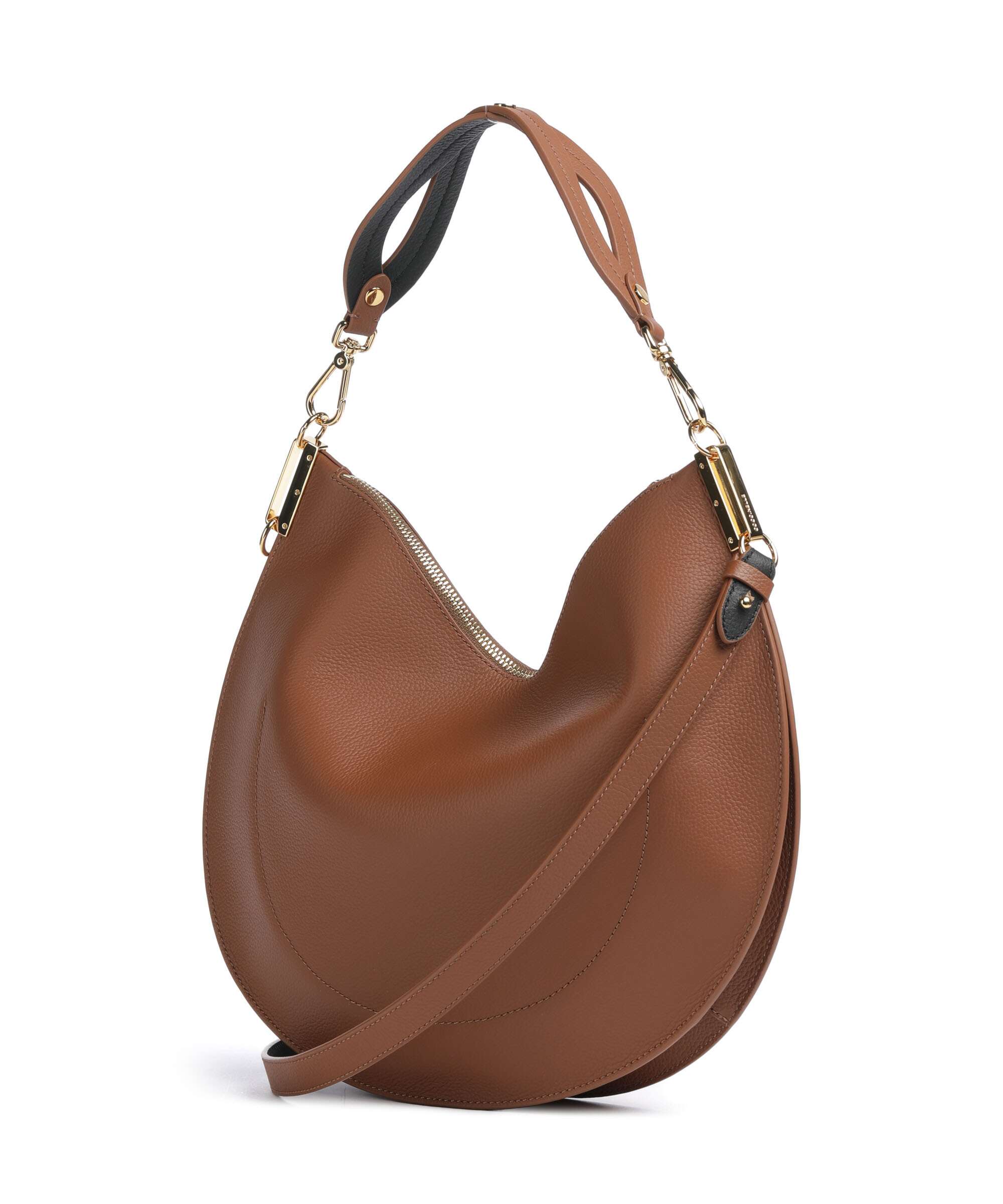 Coccinelle Sunup Hobo bag cognac/noir