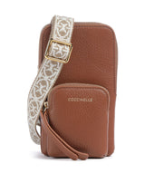 Coccinelle Pixie Pochette telephone cognac