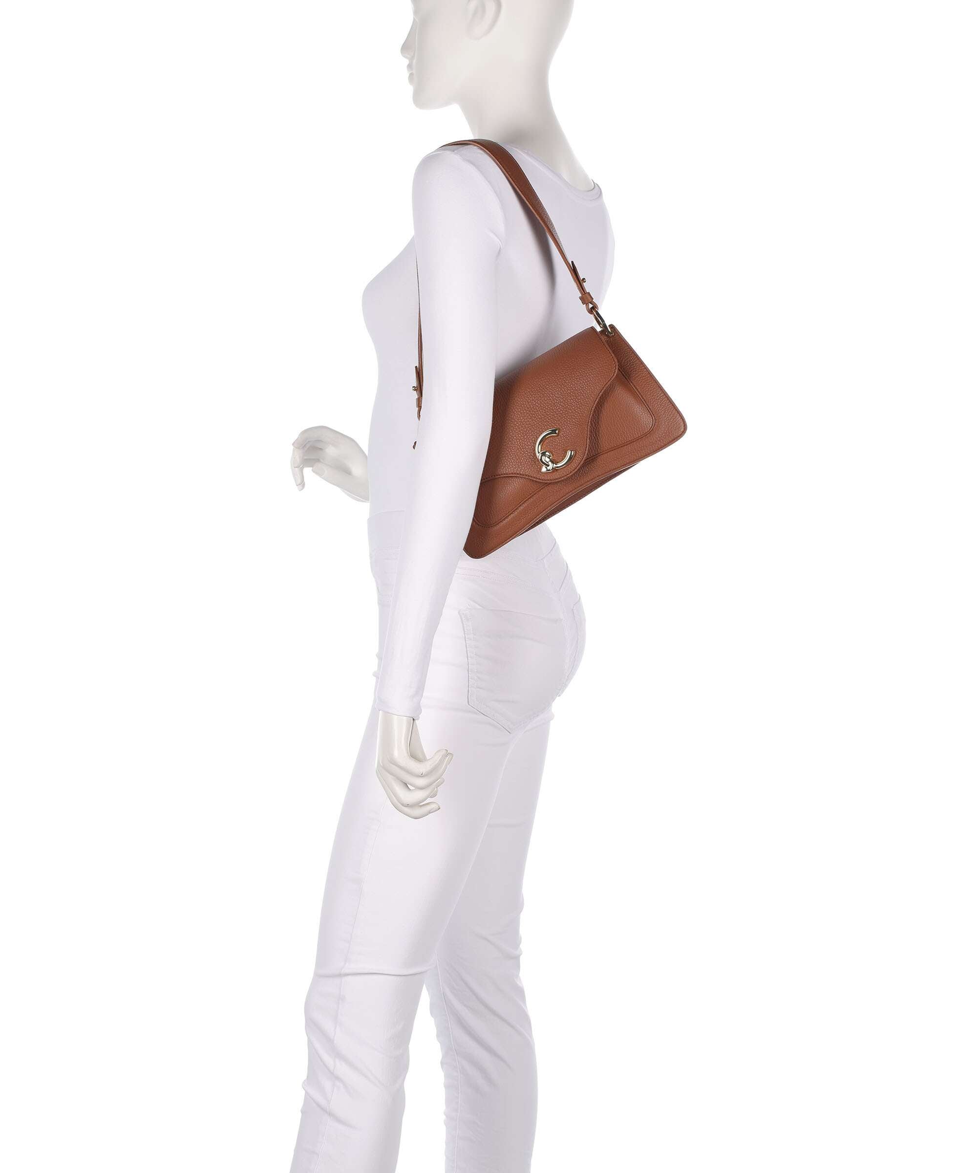 Coccinelle C-Me Shoulder bag cognac