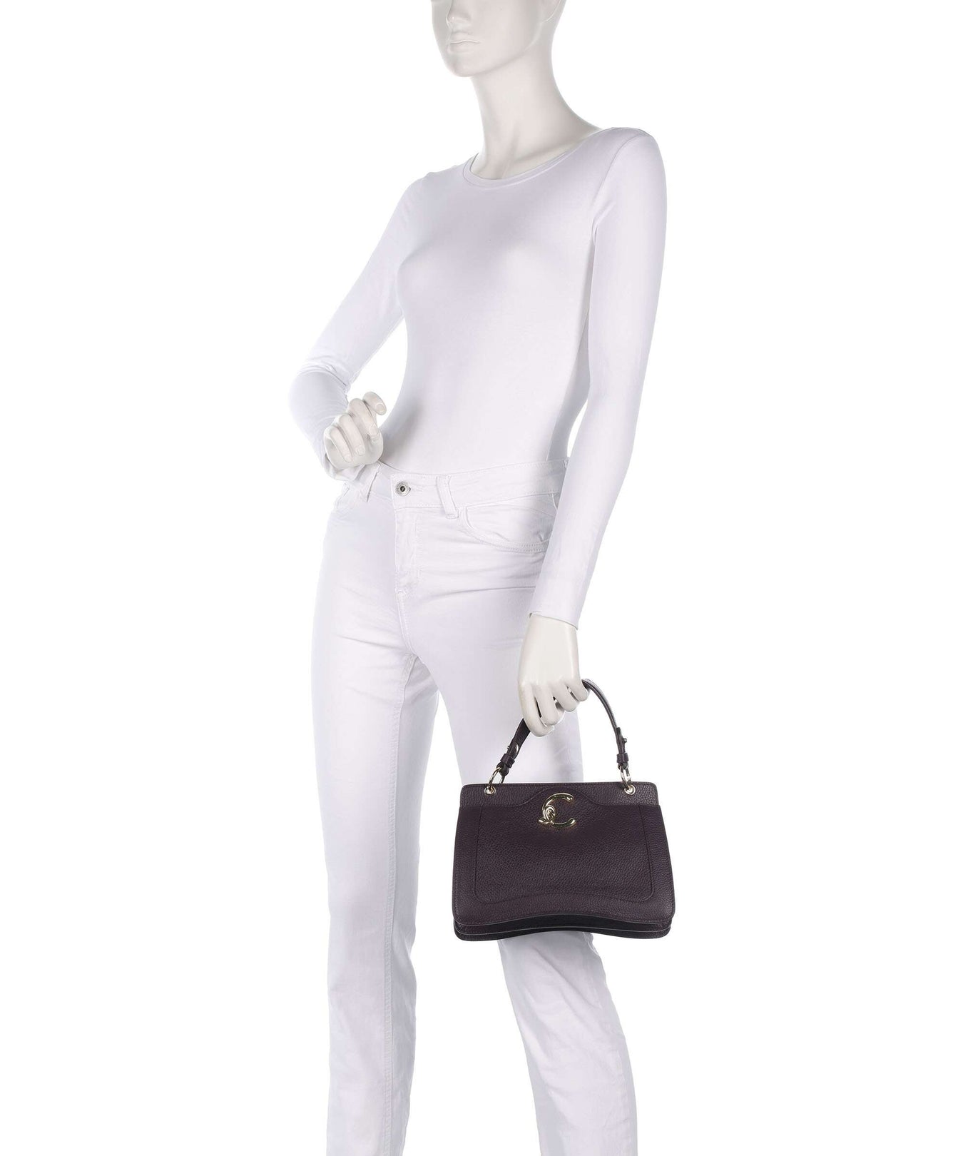 Coccinelle C-Me Handbag prune