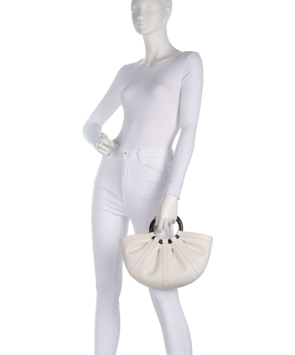 Coccinelle Shell Handbag pearl