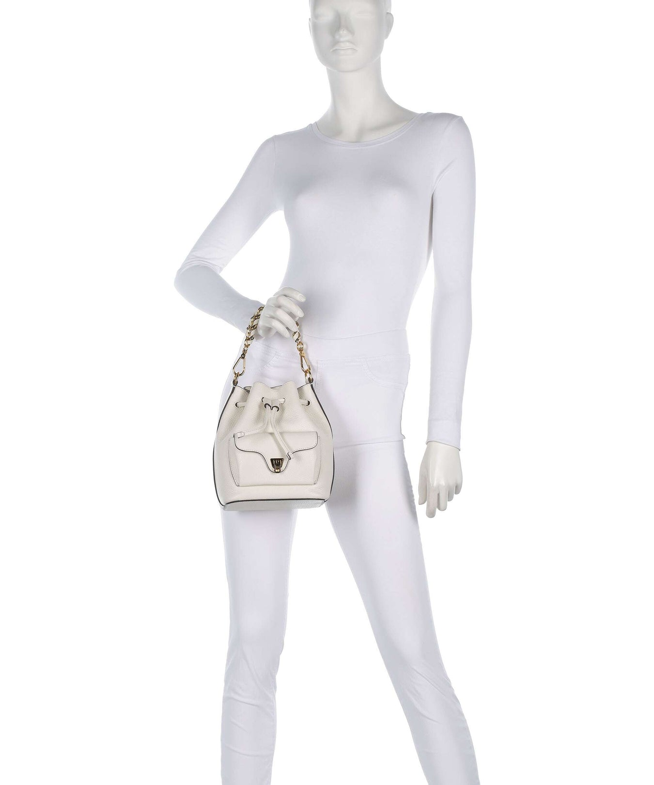 Coccinelle Beat Generation Bucket bag pearl