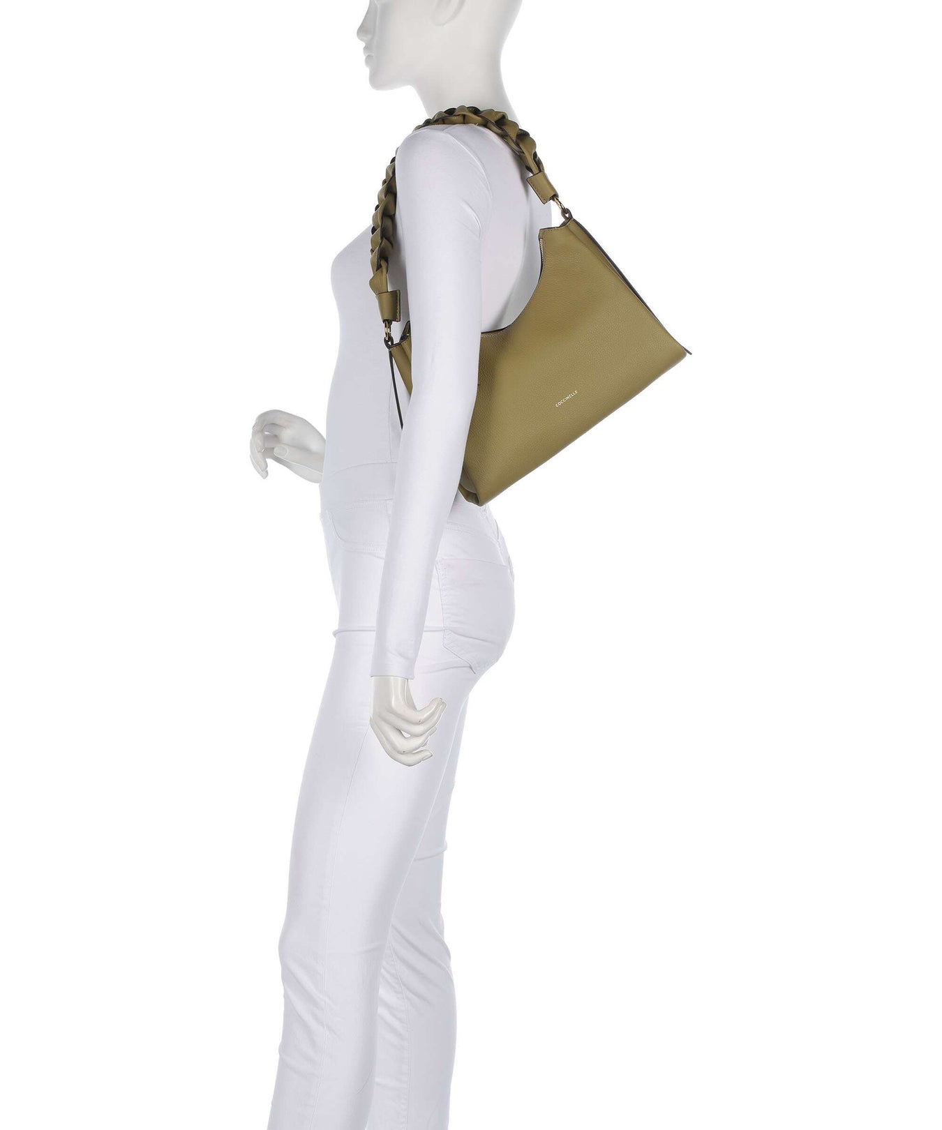 Coccinelle Boheme Grana Double Shoulder bag seagrass/sandshell