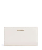Coccinelle Metallic Soft RFID Portefeuille pearl
