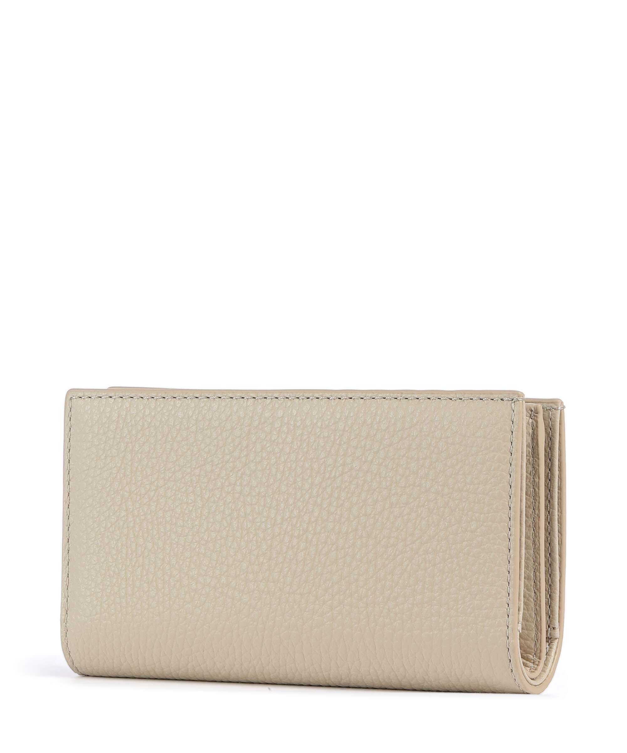 Coccinelle Metallic Soft RFID Wallet sandshell