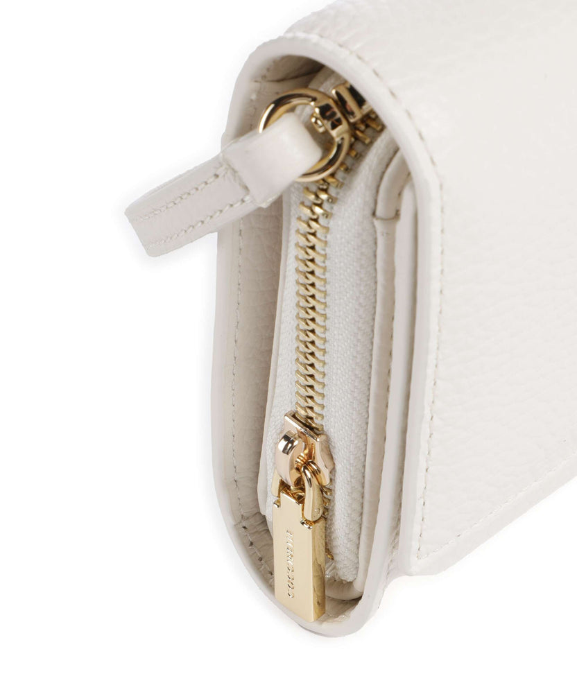 Coccinelle Metallic Soft RFID Wallet pearl