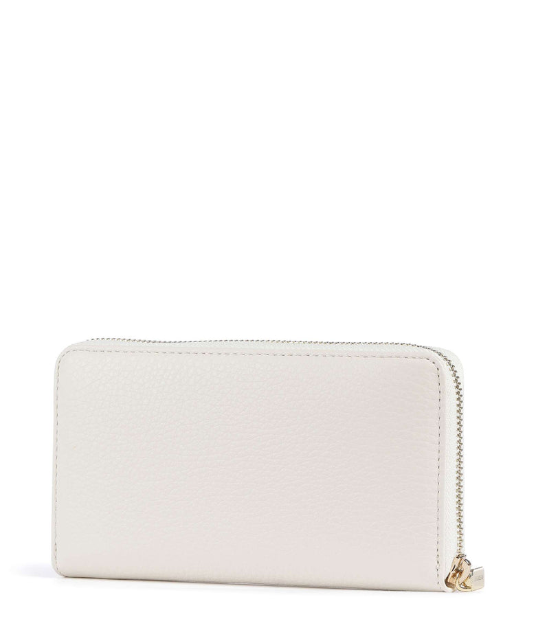 Coccinelle Metallic Soft Wallet pearl