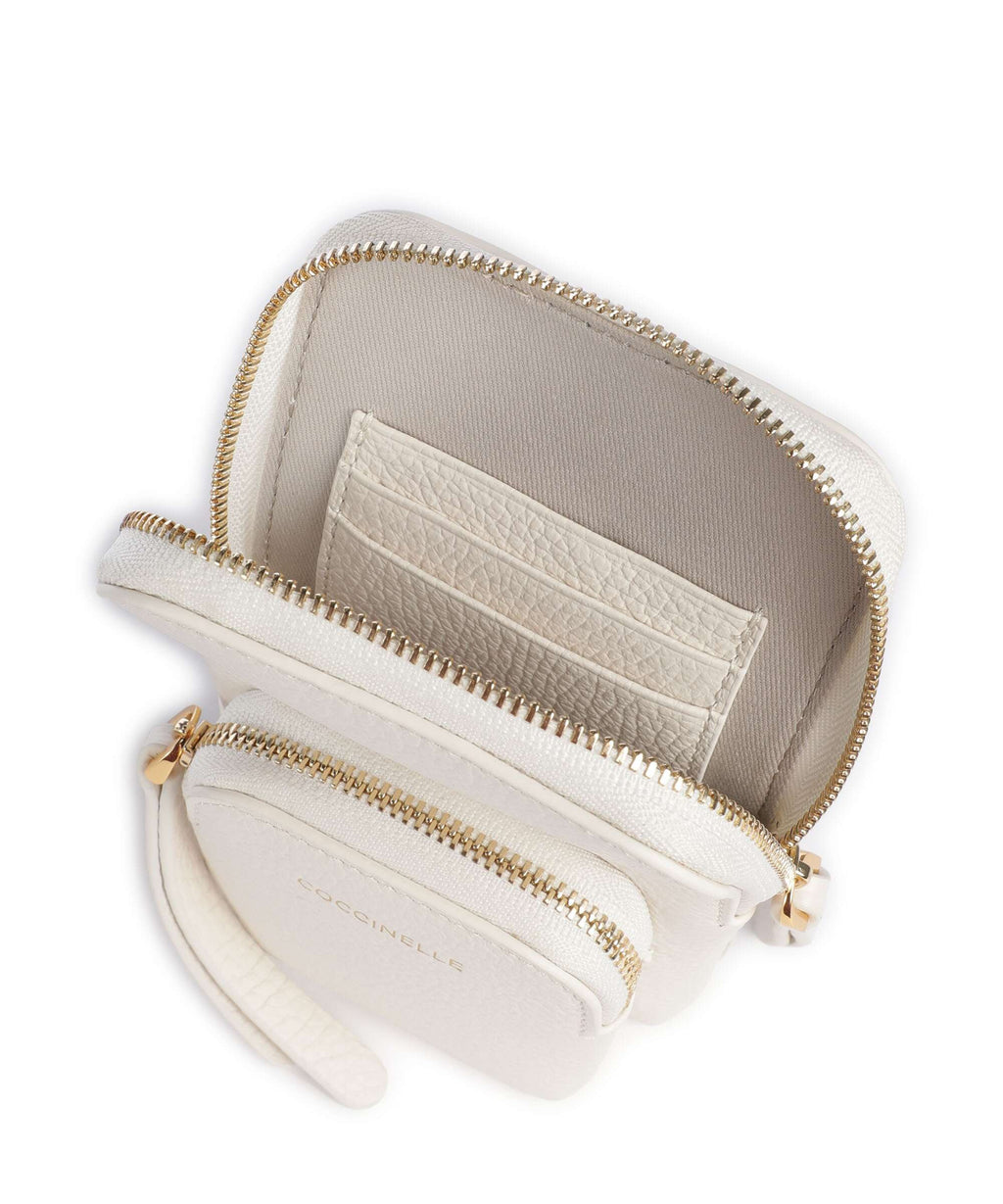 Coccinelle Pixie Phone bag pearl