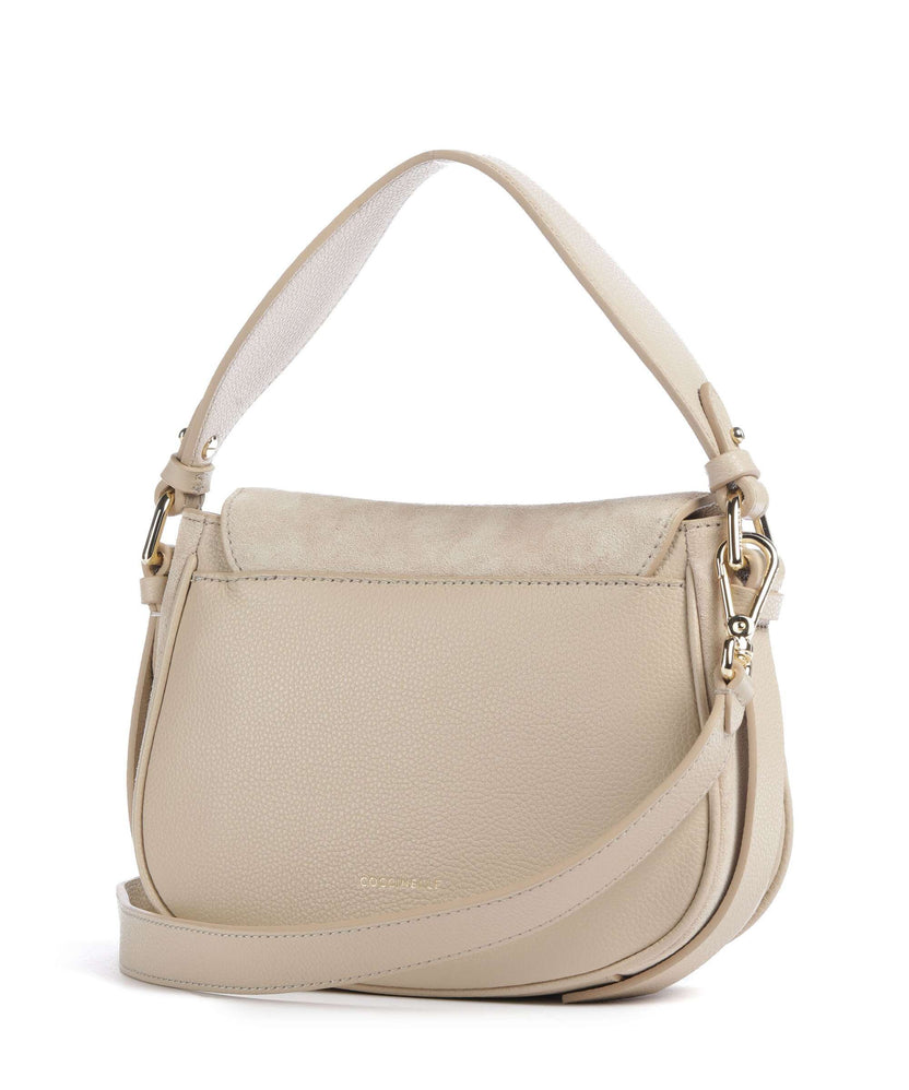 Coccinelle Mavery Suede Handbag sandshell