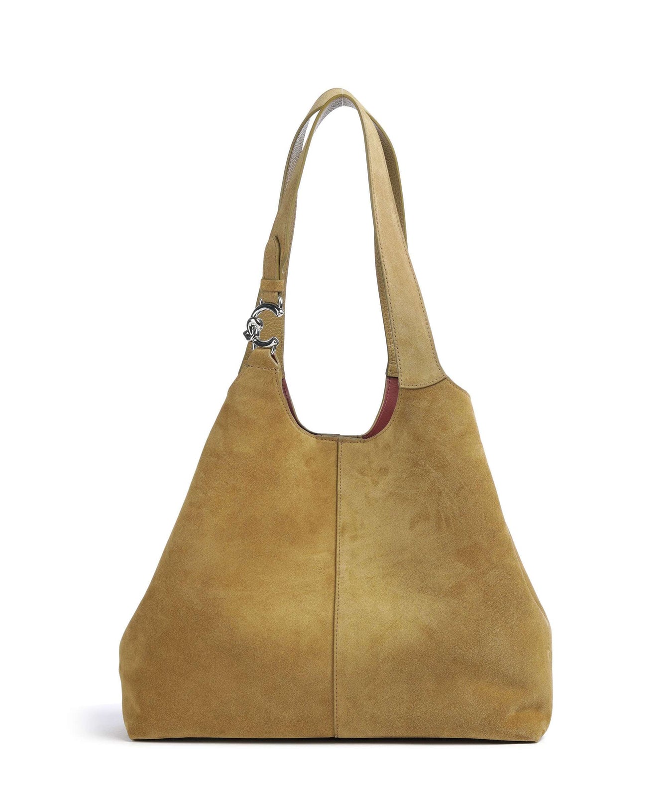 Coccinelle C-Easy Suede Hobo bag seagrass