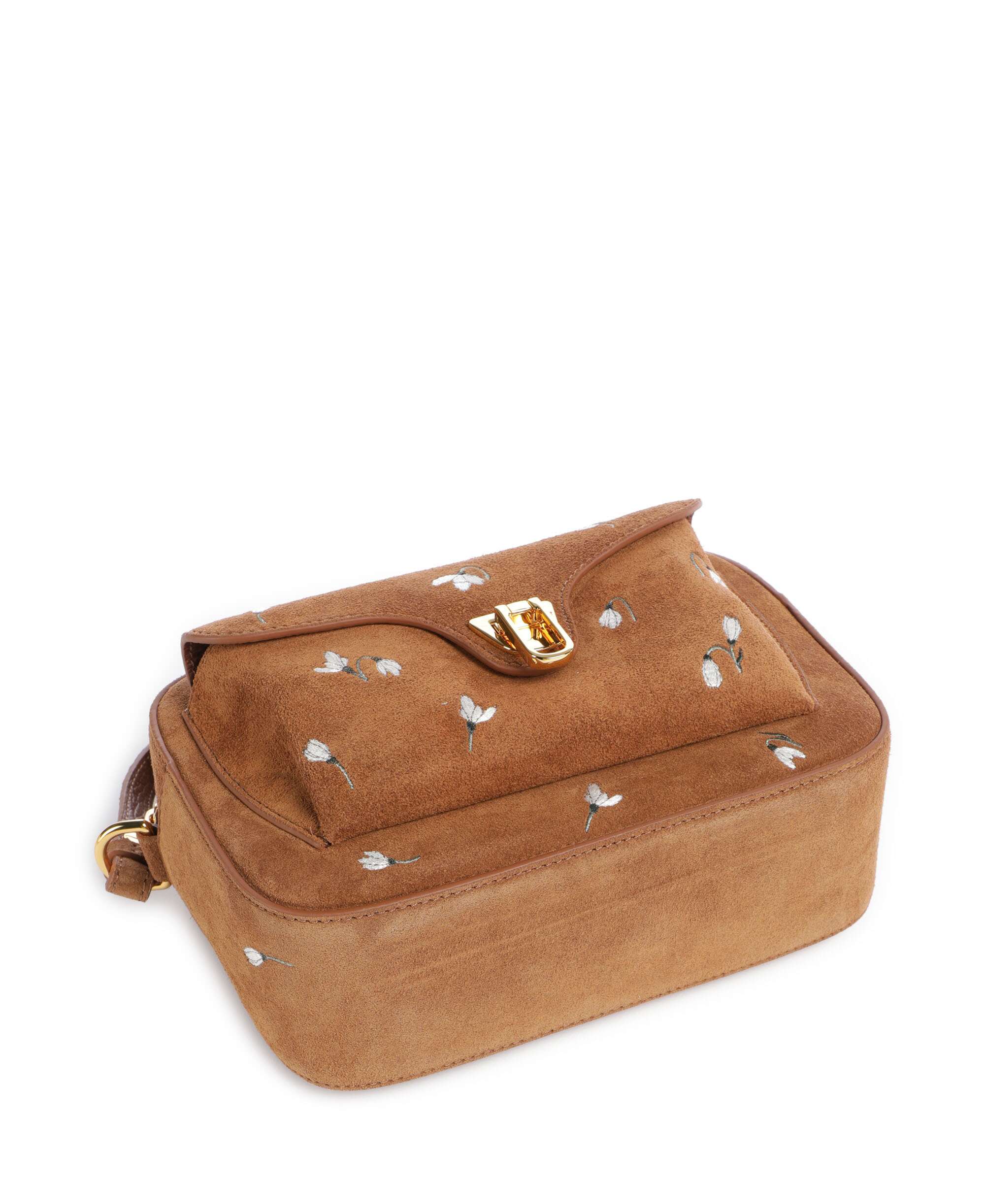 Coccinelle Beat Crossbody bag cognac