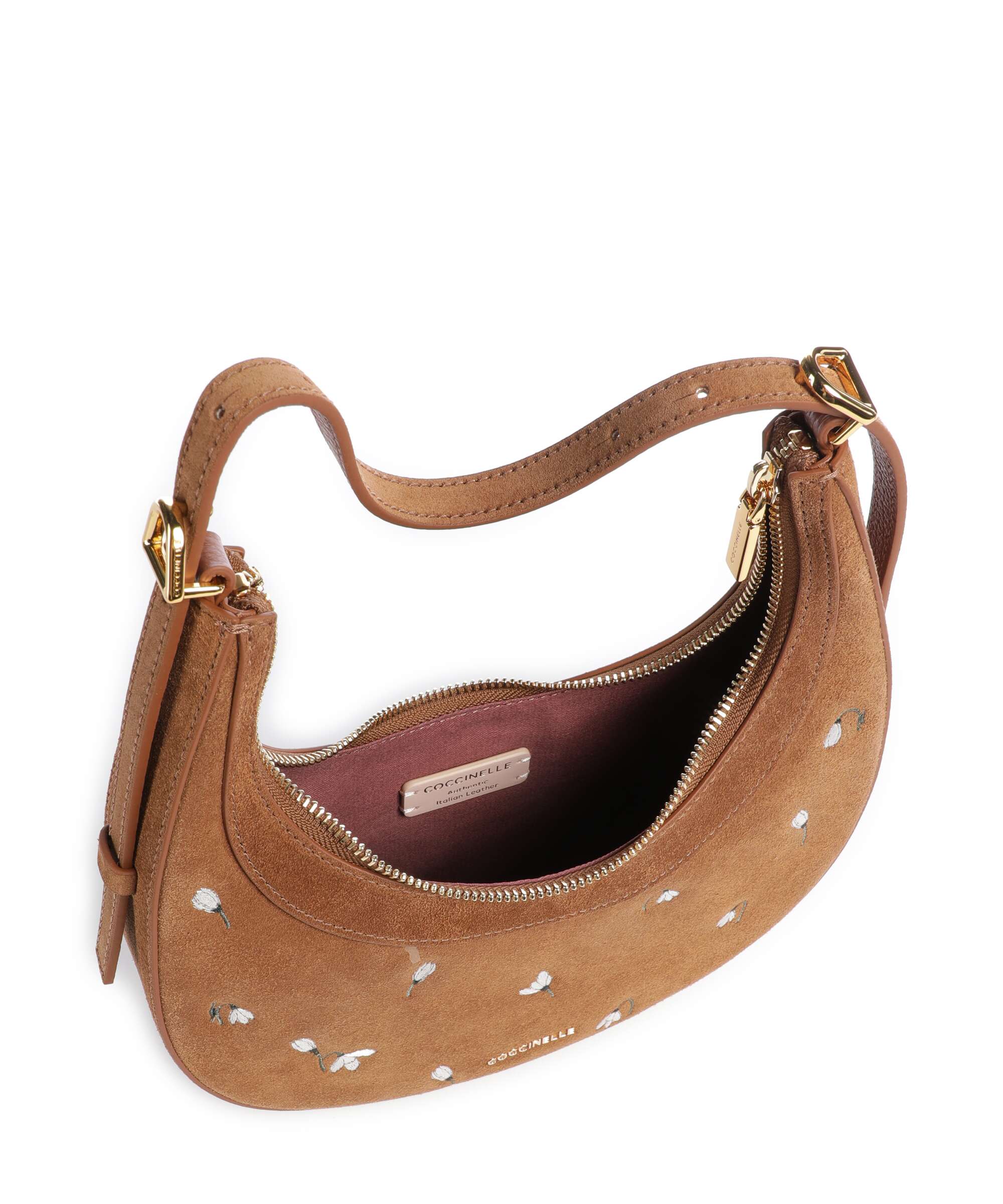 Coccinelle Whisper Handbag cognac
