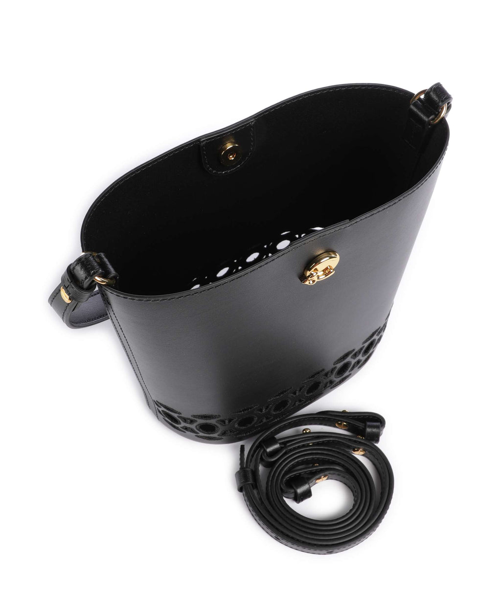 Coccinelle Nikla Monogram Sangallo Bucket bag noir