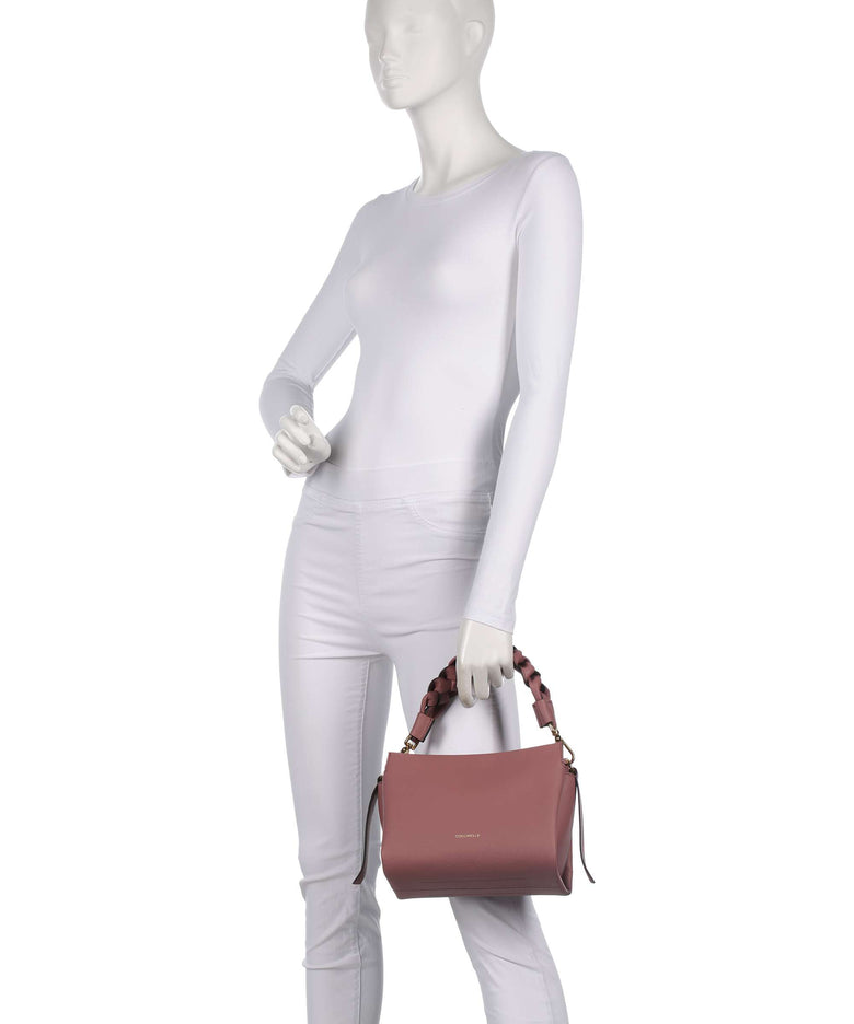 Coccinelle Boheme Grana Double Handbag winter rose/berry