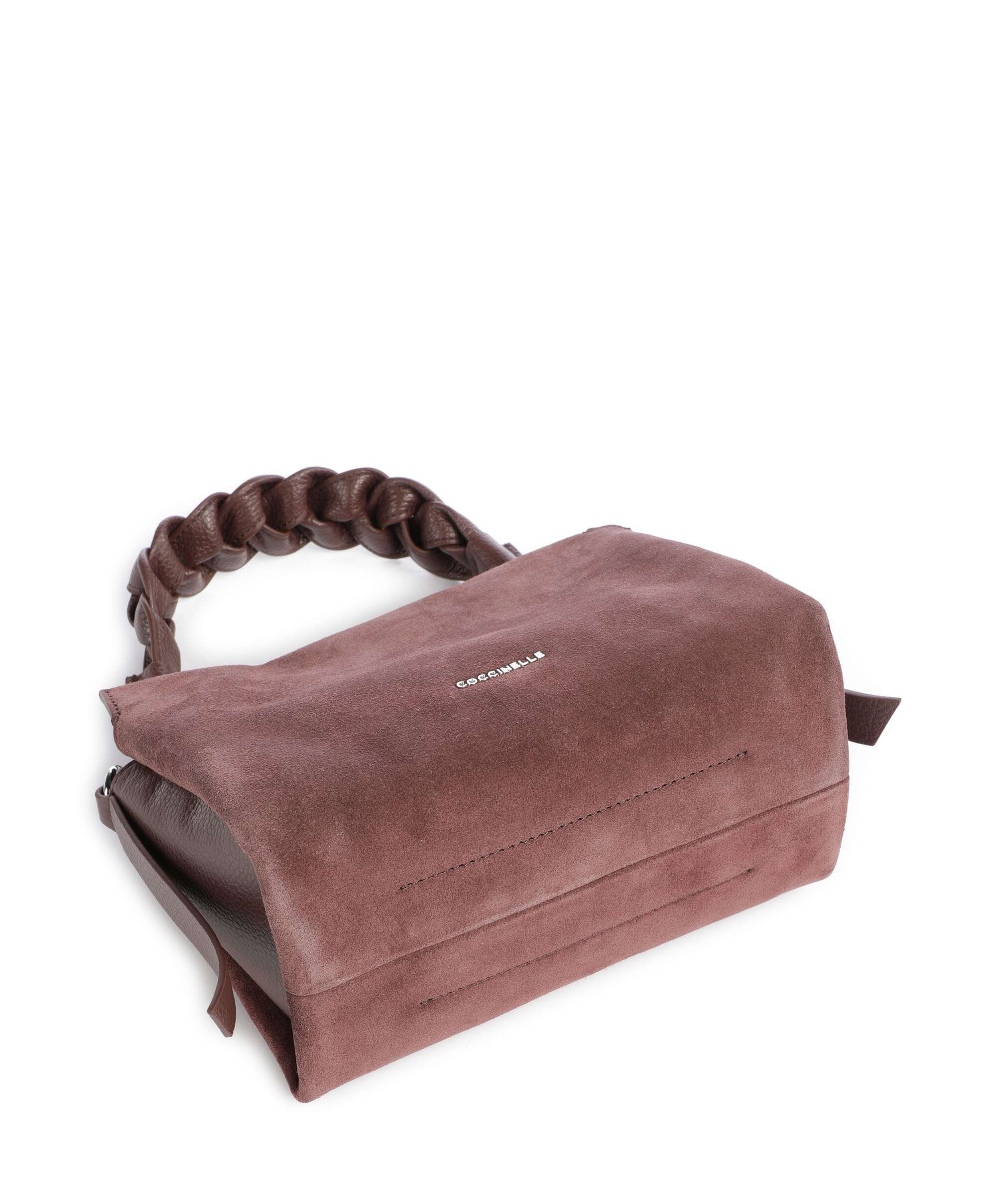 Coccinelle Boheme Suede Handbag berry