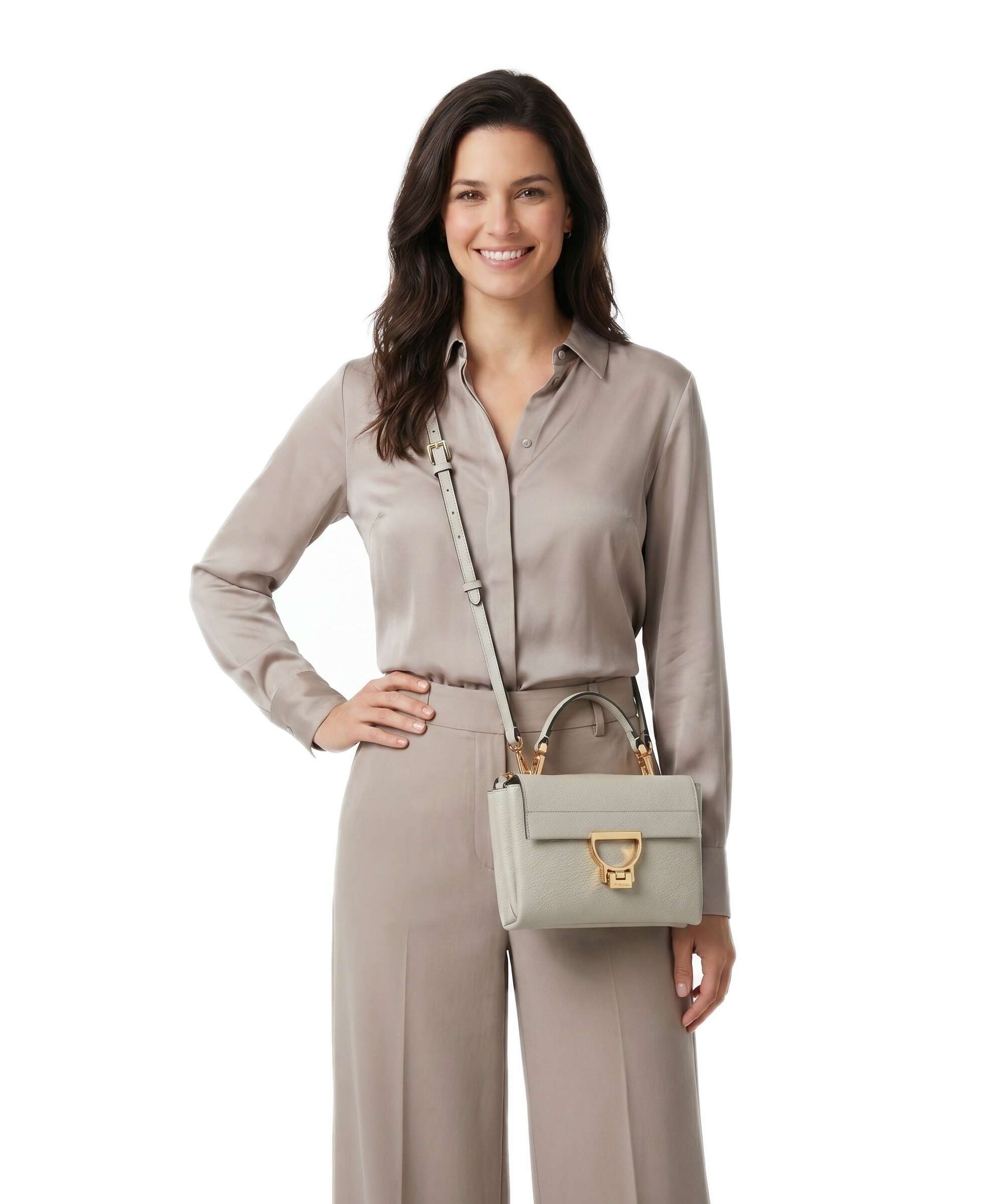 Coccinelle Arlettis Crossbody bag eucalipto