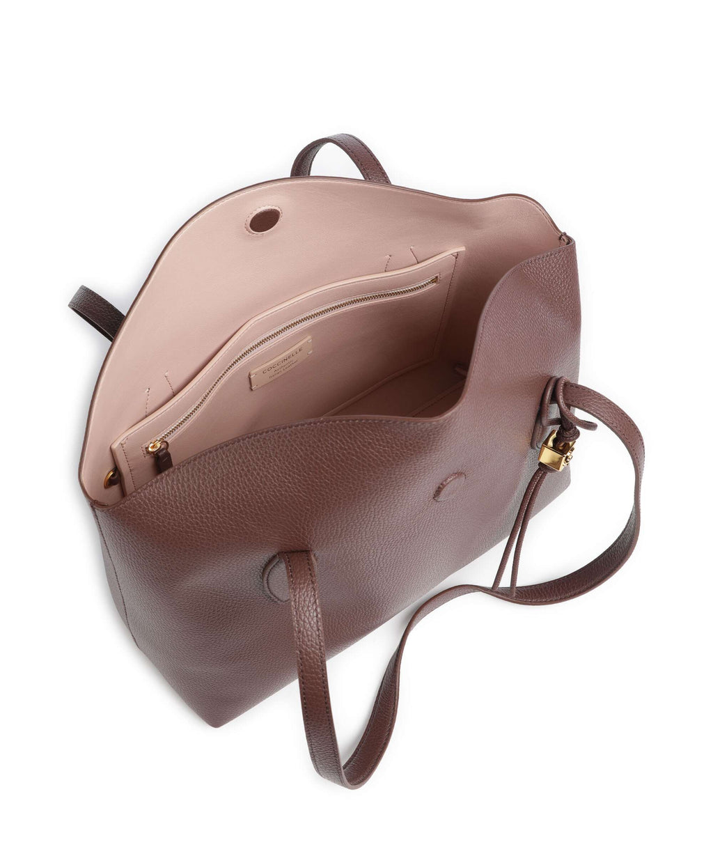 Coccinelle Thess Tote bag berry