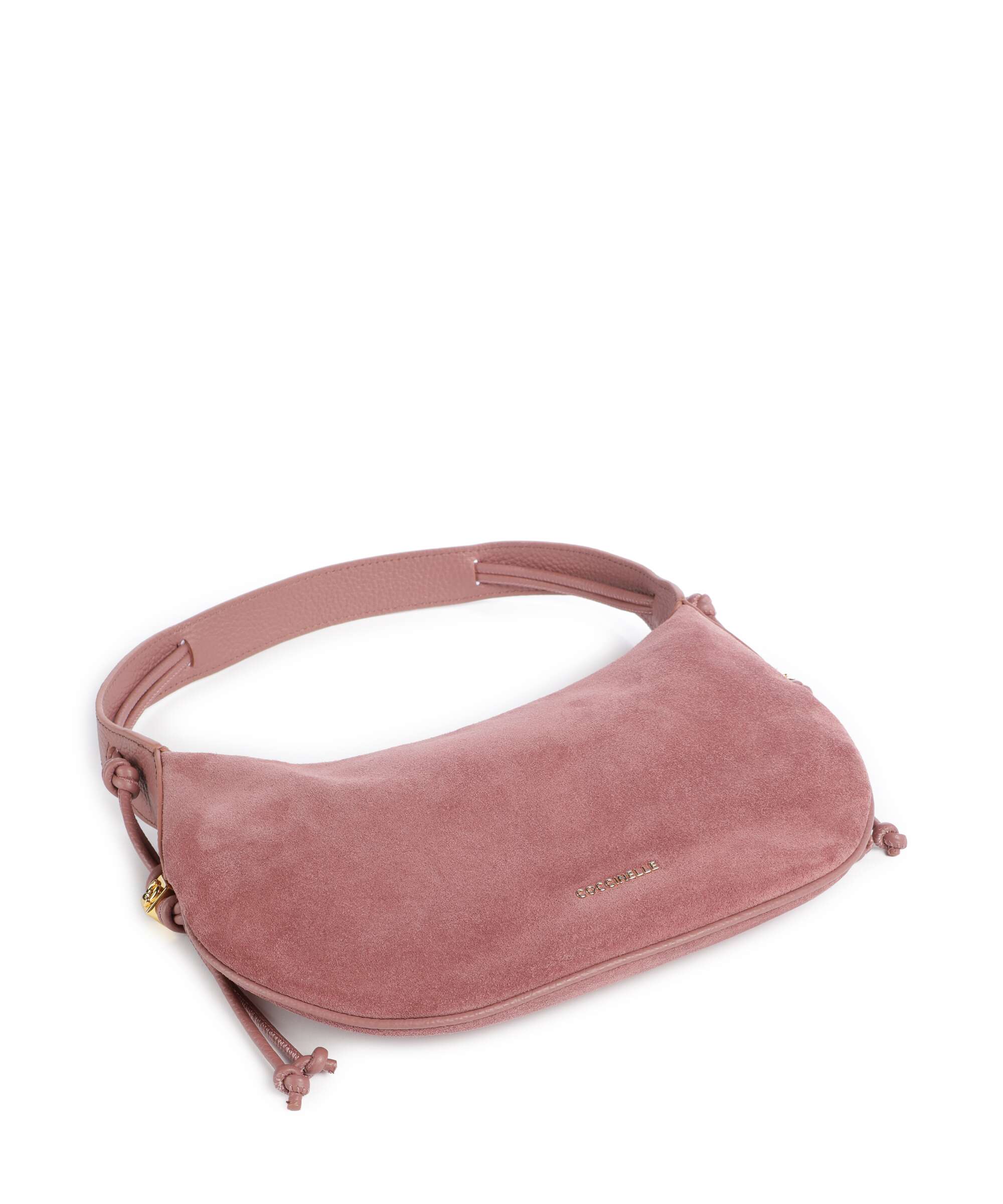 Coccinelle Thess Suede Hobo bag winter rose