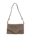 Coccinelle C-Me Softy Suede Shoulder bag warm taupe