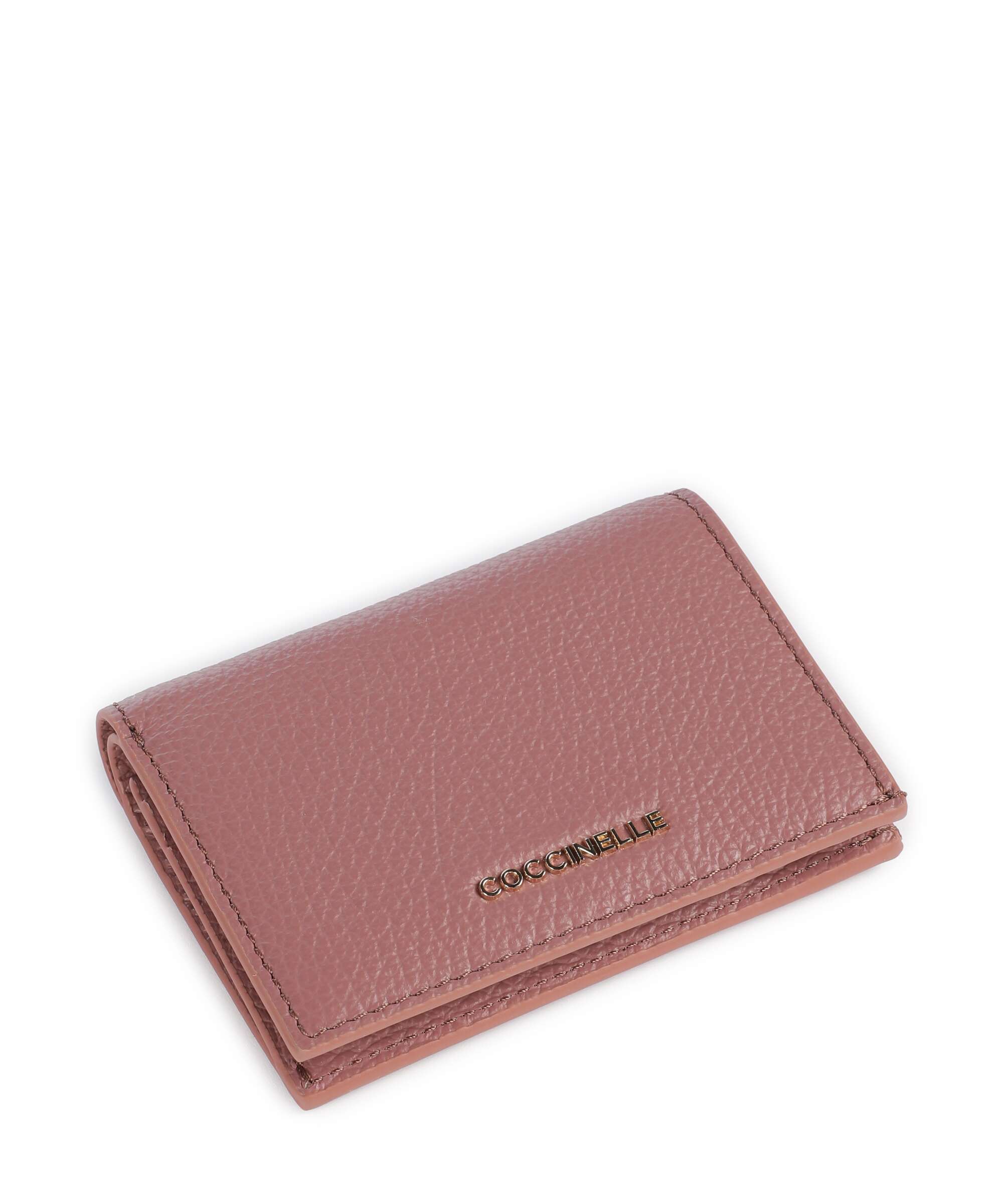 Coccinelle Metallic Soft Wallet winter rose