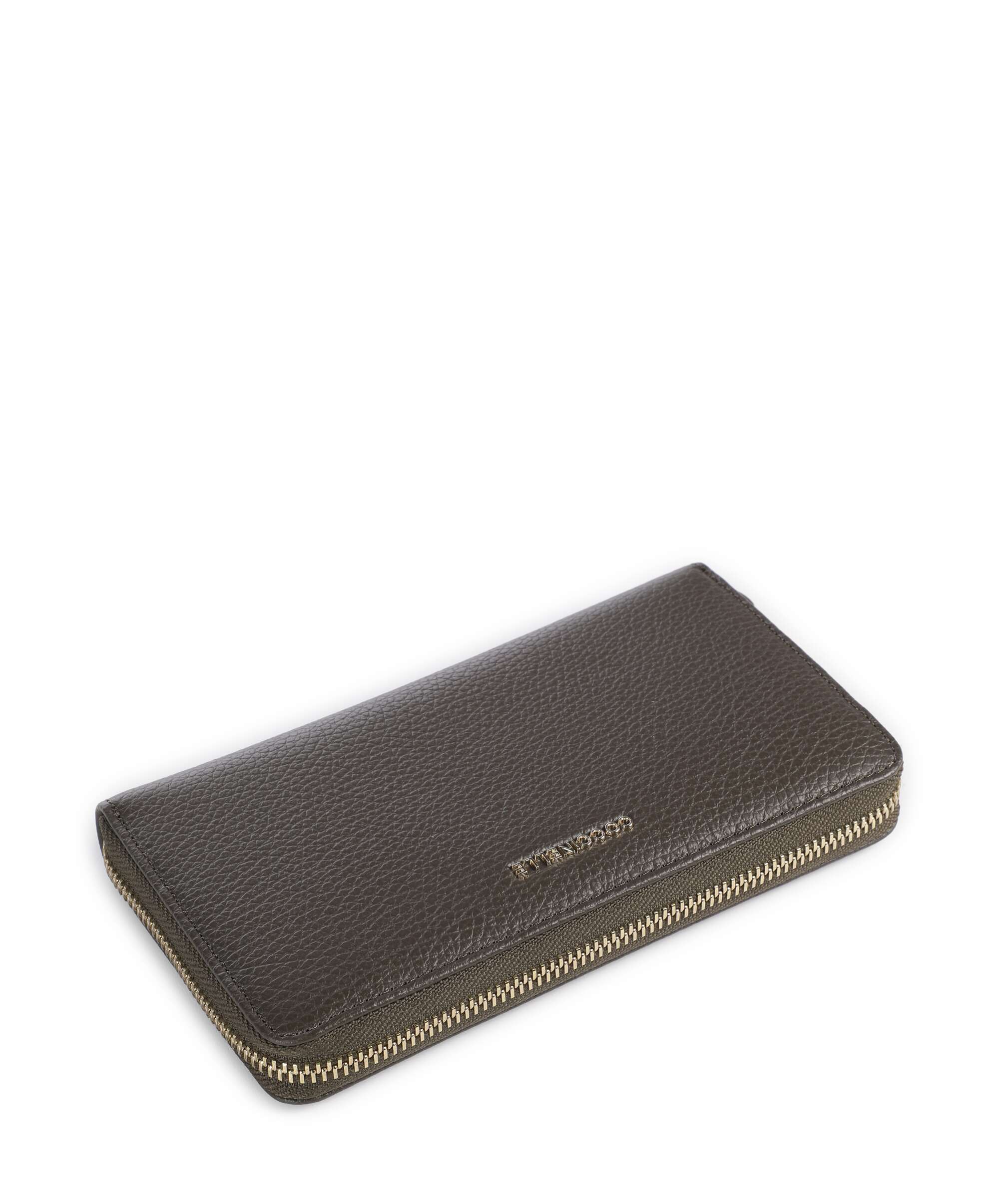 Coccinelle Metallic Soft Wallet fango