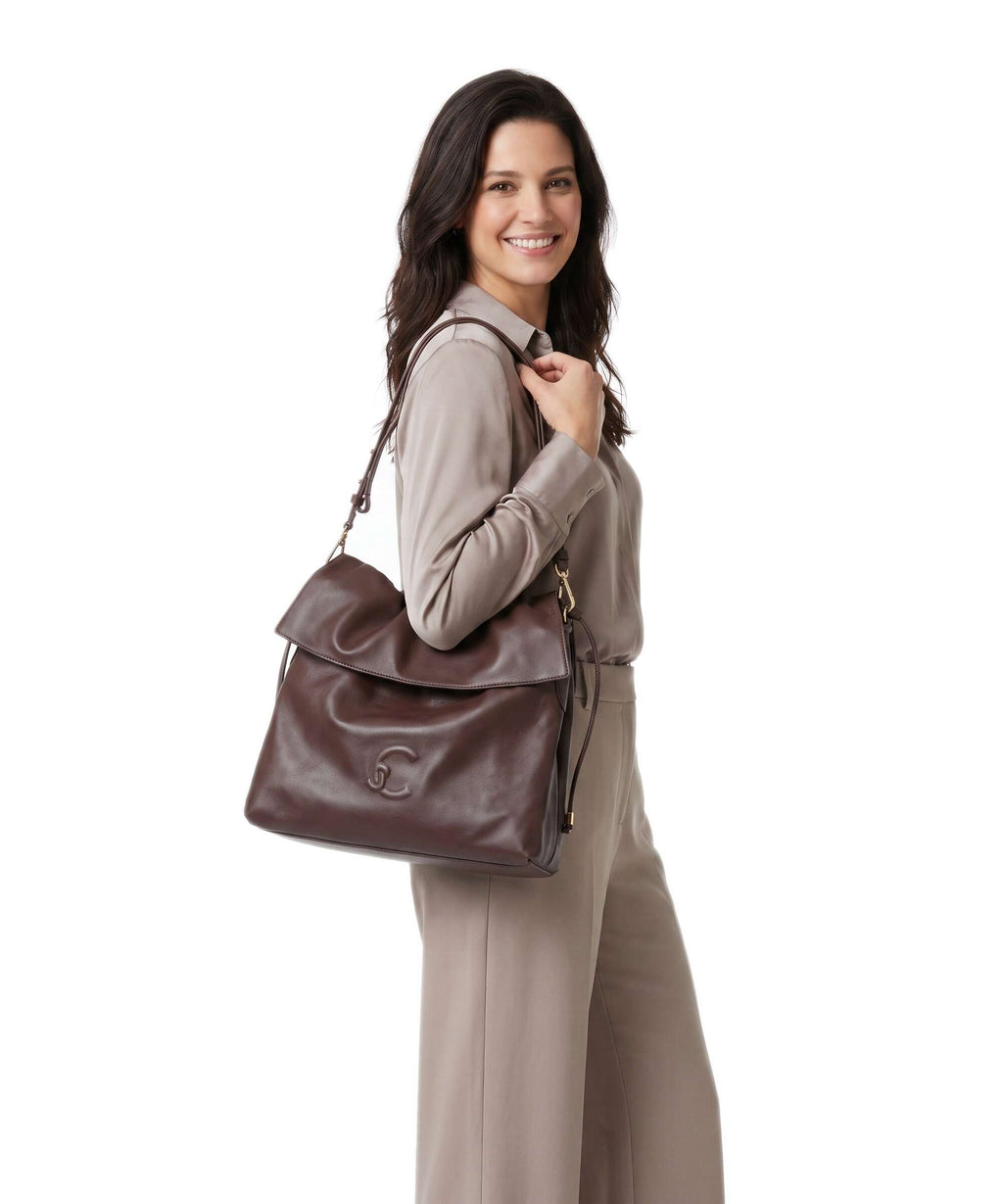 Coccinelle Lidia Hobo bag berry