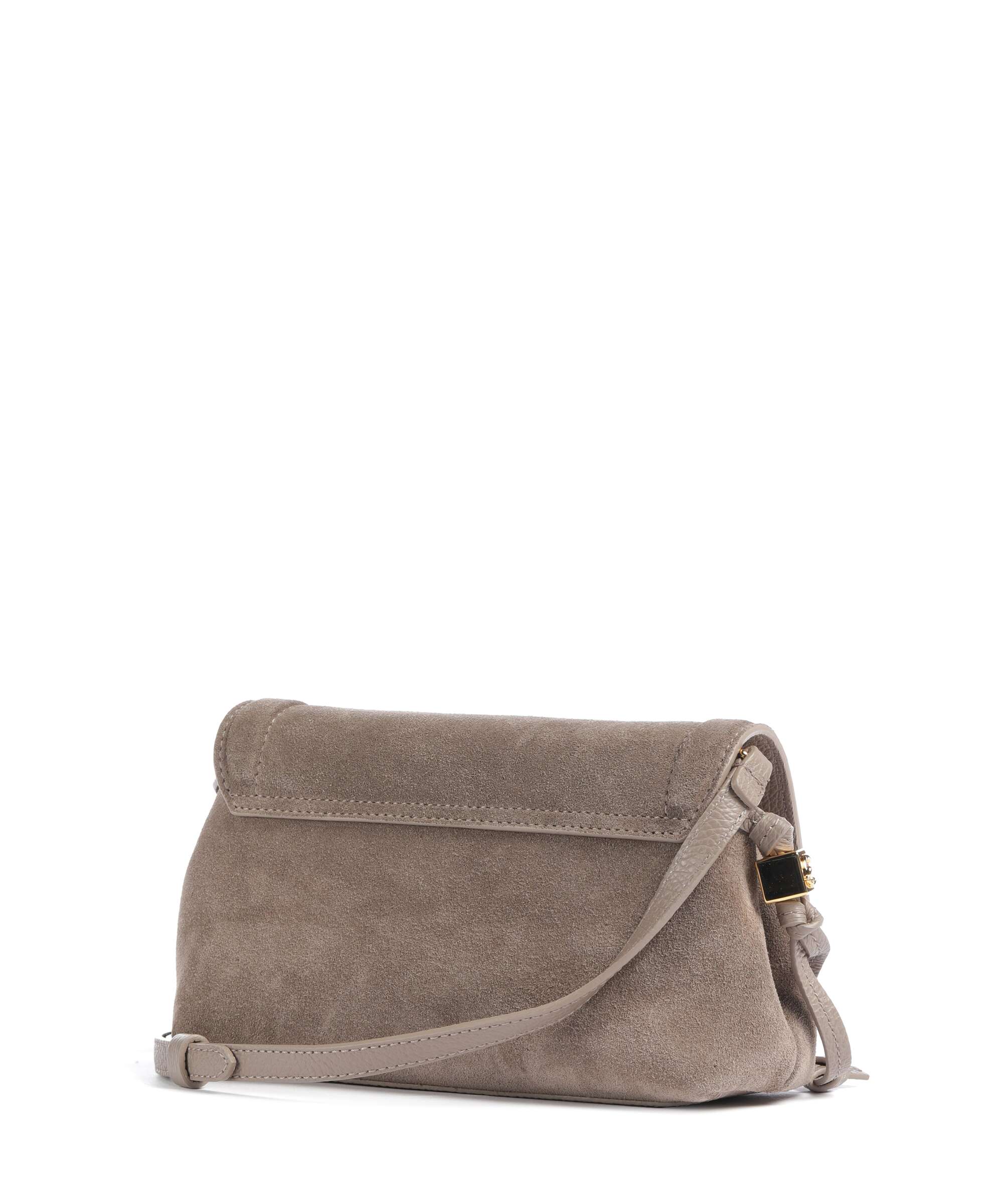 Coccinelle Thess Suede Crossbody bag warm taupe