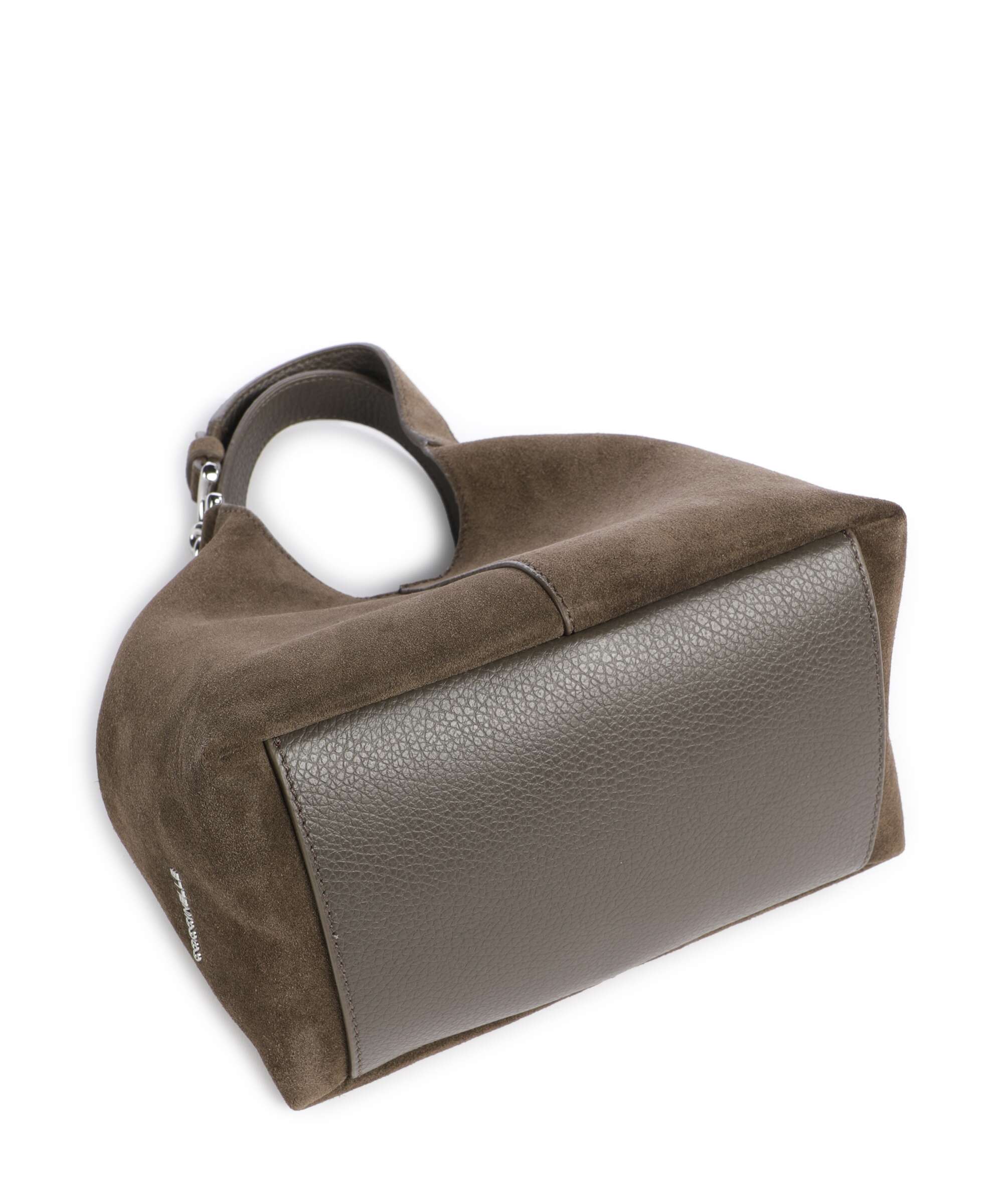 Coccinelle C-Easy Suede Handbag fango