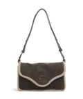 Coccinelle C-Me Softy Suede Shoulder bag fango/warm taupe