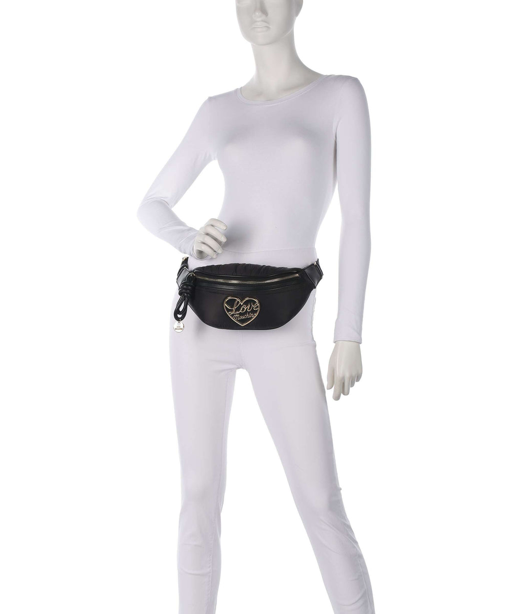 Love Moschino Air Wave Fanny pack black