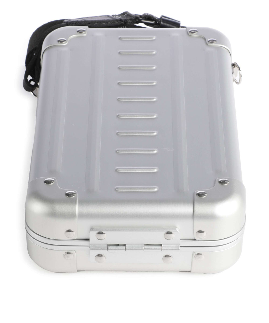 Aleon Classic Vertical Vanity Crossbody bag platinum