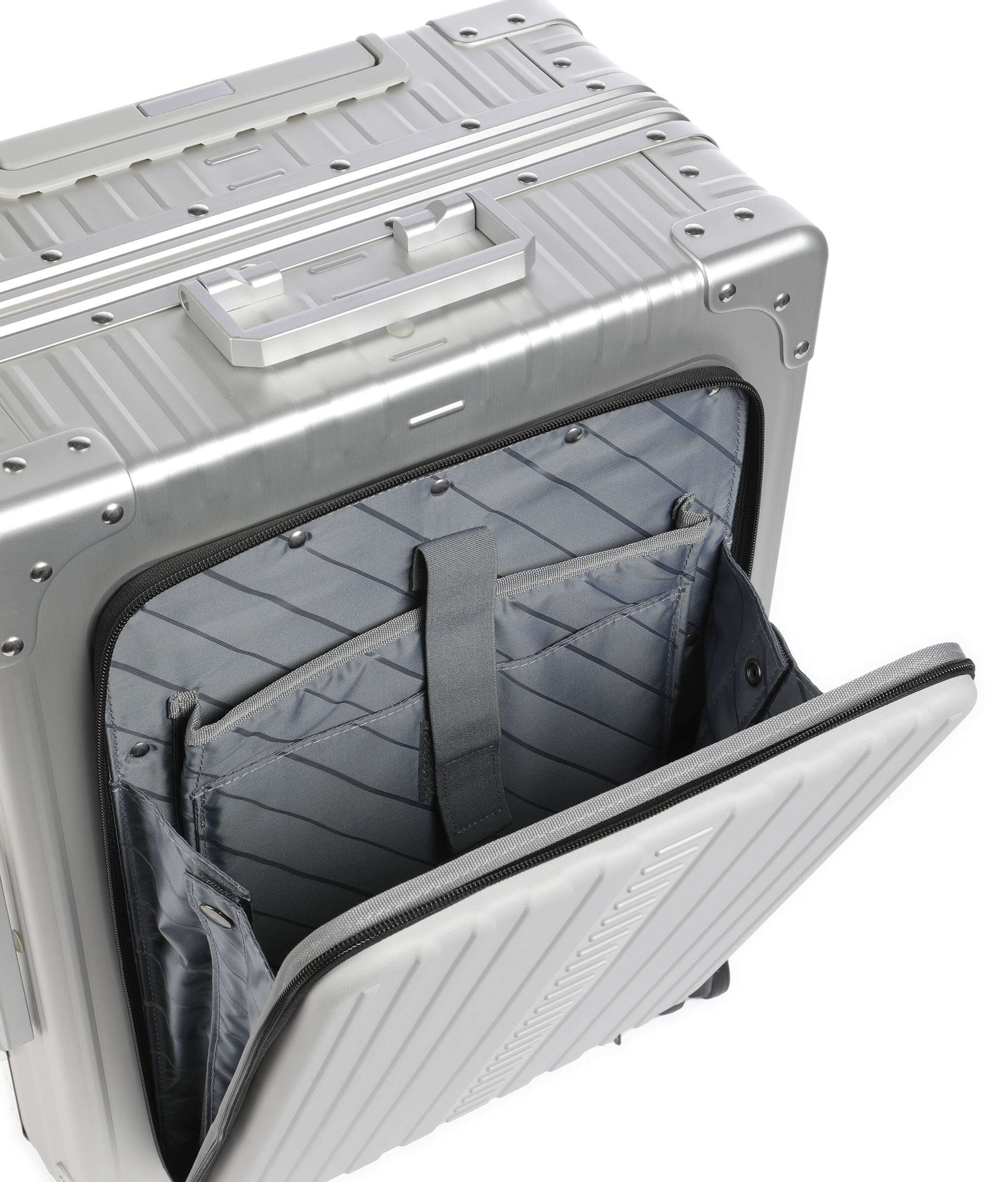 Aleon Classic 21 Domestic front flap Spinner (4 wheels) platinum