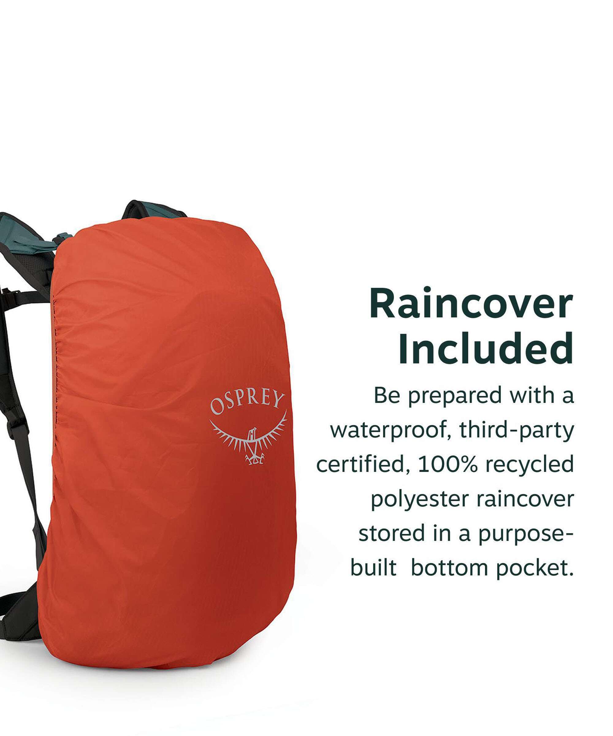 Osprey Hikelite 30 Hiking backpack tundra green
