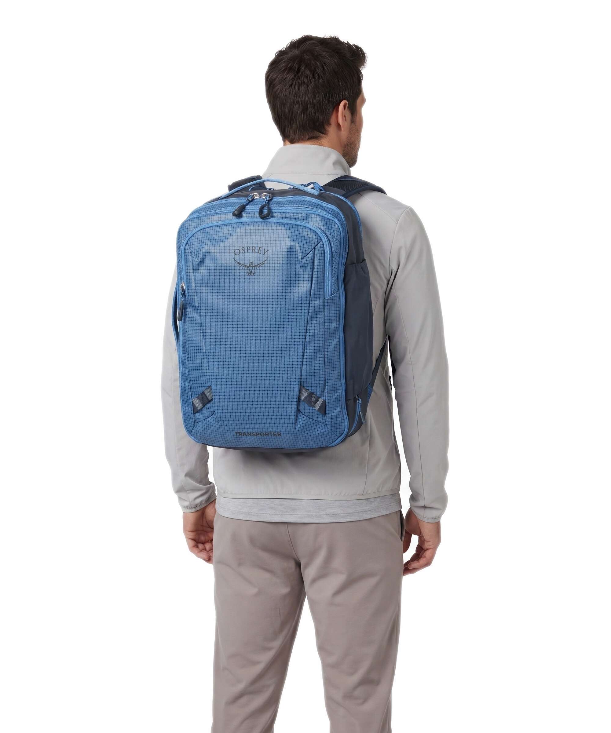Osprey Transporter 26+6 Travel backpack blue flame