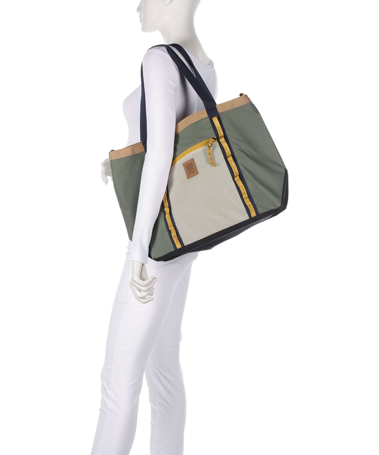 Topo Designs Mountain Utility Tote bag bone white/beetle