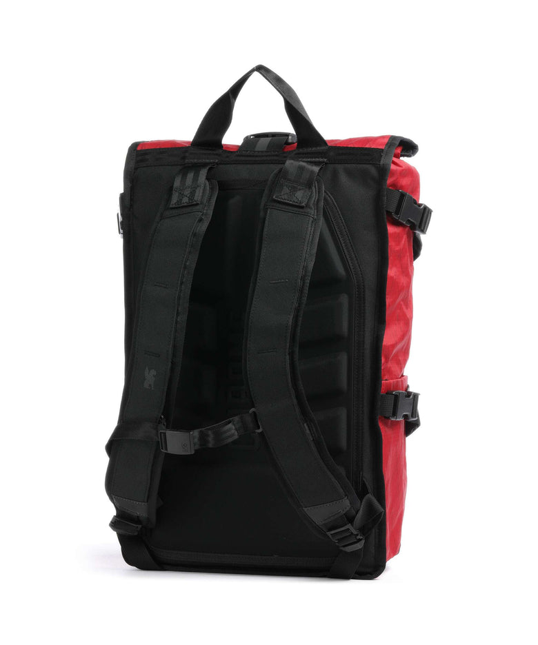 Chrome Barrage 22 Rolltop backpack red