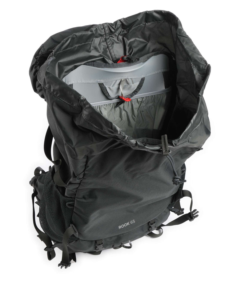 Osprey Rook 65 Trekking backpack dark charcoal/silver lining