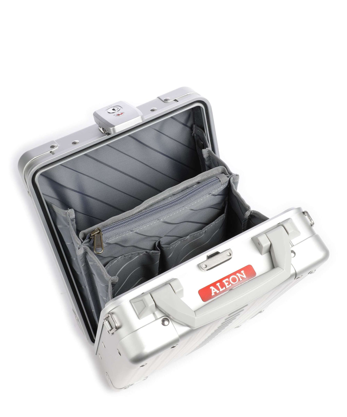 Aleon Classic 13 Vertical Briefcase platinum