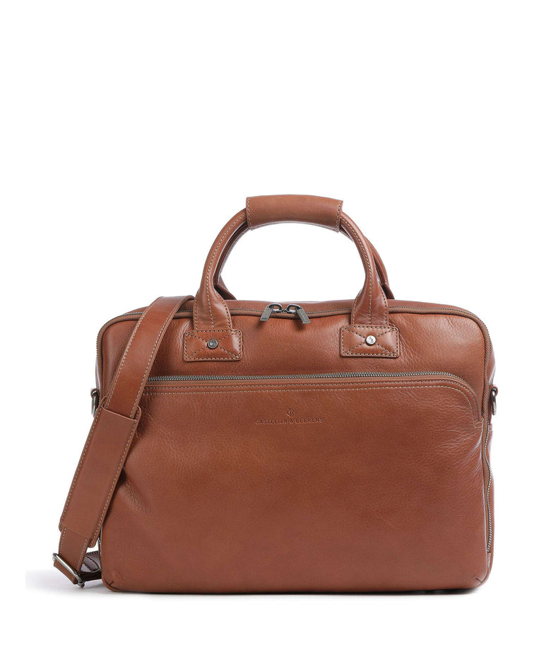 Castelijn & Beerens Firenze Briefcase light brown
