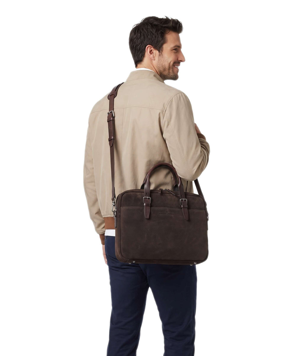 Castelijn & Beerens Veneto Briefcase mocca